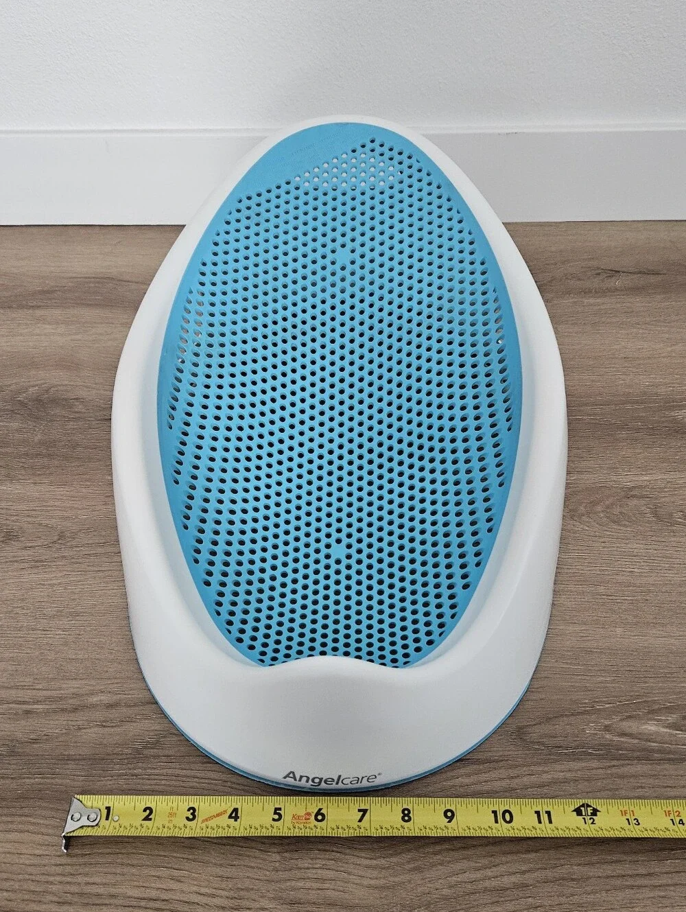Angelcare Baby Bath Support - Blue and White Infant Bath Seat